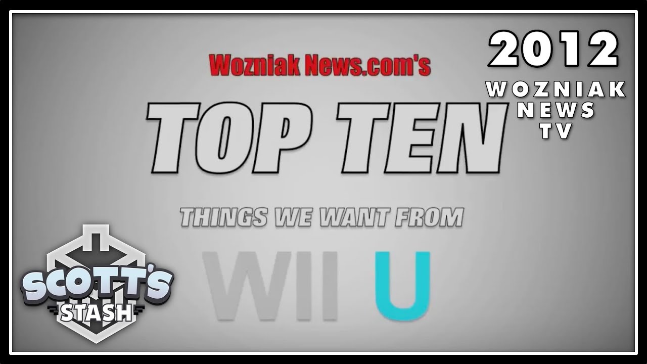 Top 10 Wii U Features We Want (2012)