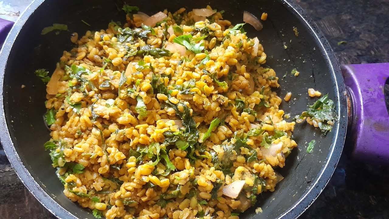 Dal palak ki sukhi sabji khane me testy or easy indian recipe 😋 👌 
