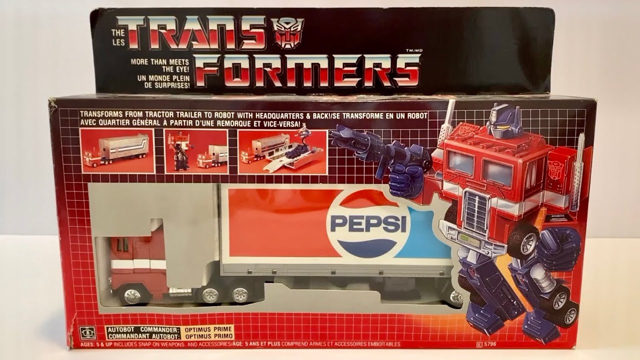 Canadian G1 Pepsi Optimus Prime - A Collector’s Guide to Vintage 1980’s Transformers