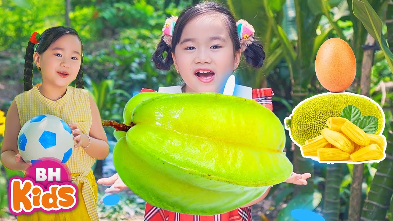 Nhạc Thiếu Nhi Quả Gì Mà Chua Chua Thế 🍓 Bài Hát Vui Nhộn Cho Bé