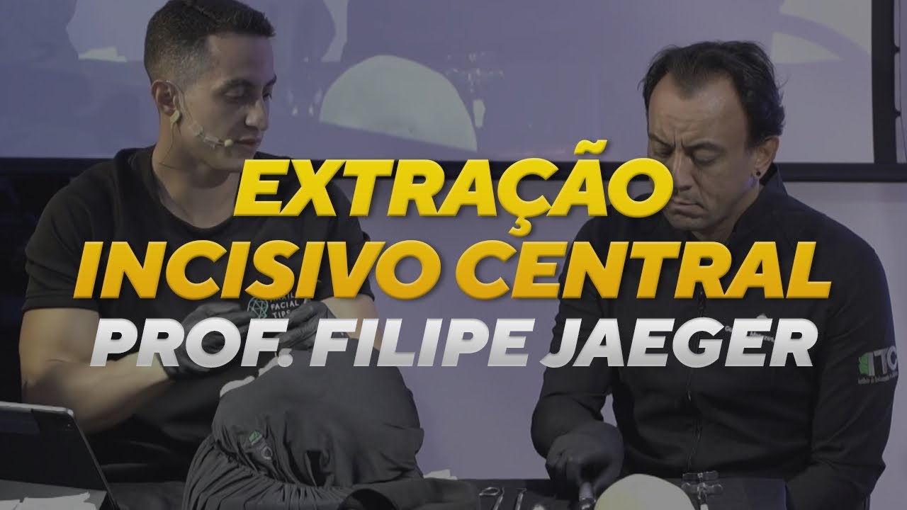 Extração de um incisivo central. Passo a passo em cadáver fresco!
