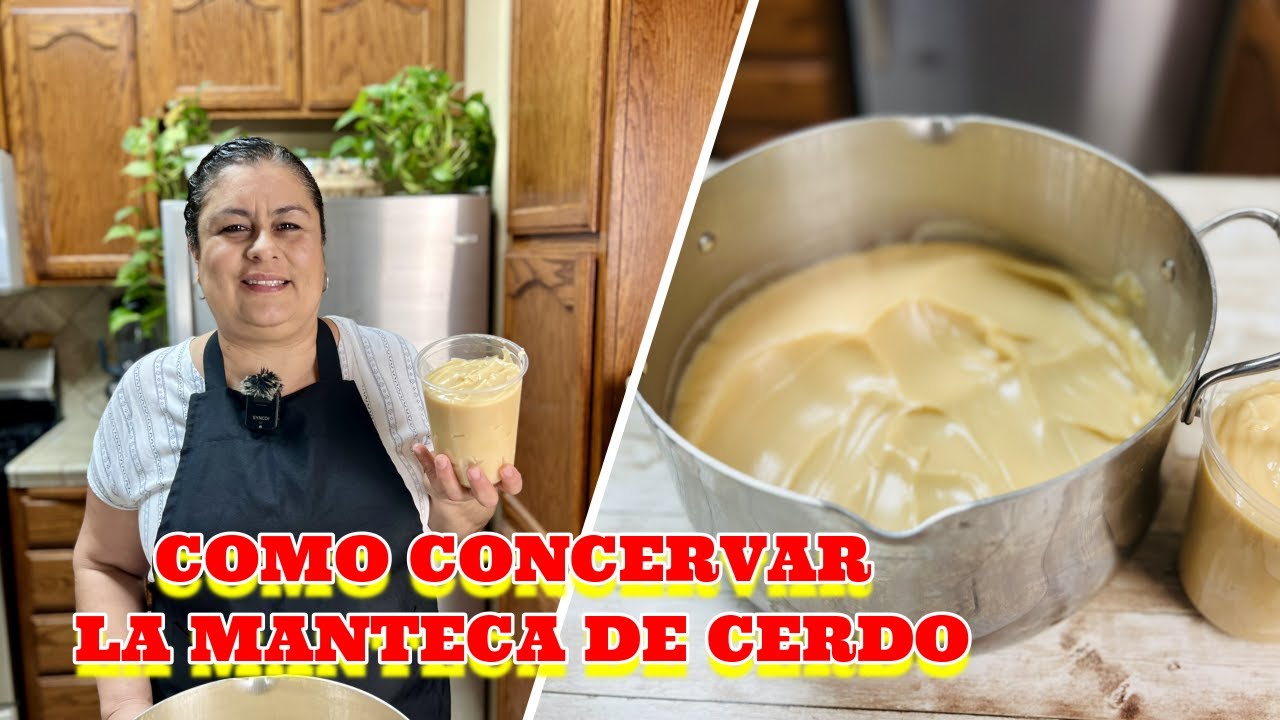 COMO LIMPIAR  BLANQUEAR LA MANTECA PARA QUE DURE MAS TIEMPO