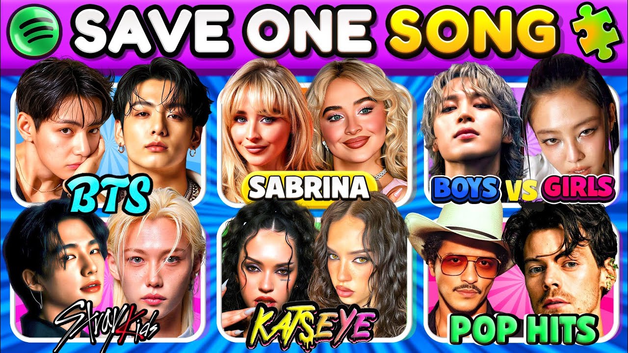 Random Rules 🍬❤️ | Save One Song 🎧 | Music Quiz🎶🔥
