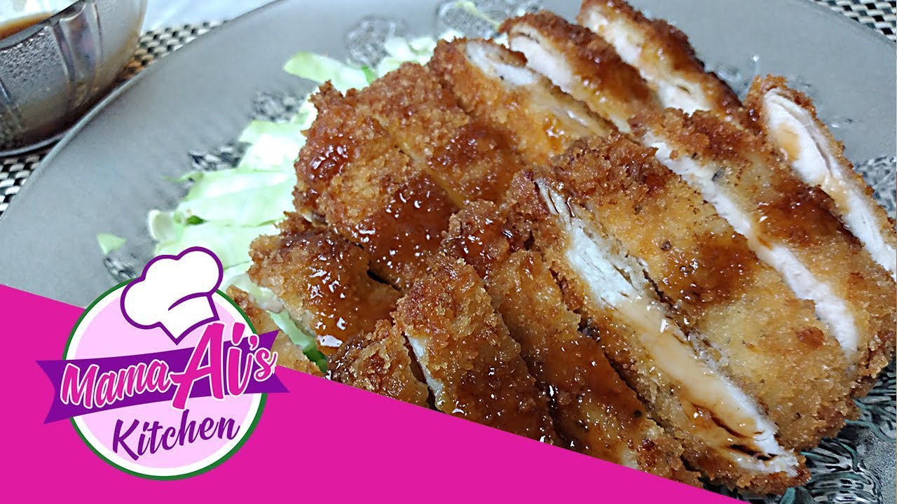 TORIKATSU / CHICKEN KATSU / DEEP FRIED BREADED CHICKEN CUTLETS with Homemade TONKATSU Sauce