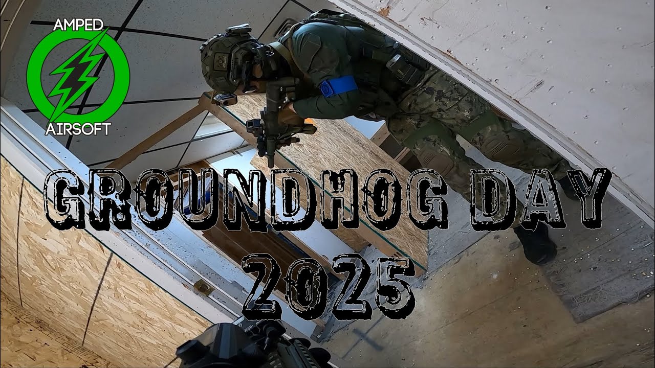 AMPED AIRSOFT GAMEPLAY | Groundhog Day 2025 | KWA MP7 GBB