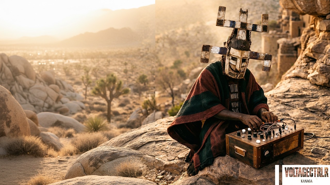 Voltagectrlr — Kanaga | Frequenseers Transmission (Music Visualizer)