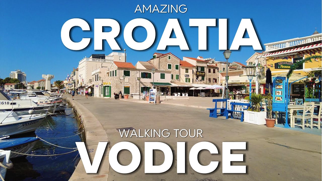 Magical Morning Walk in Vodice. August 2025. 4K/60fps.