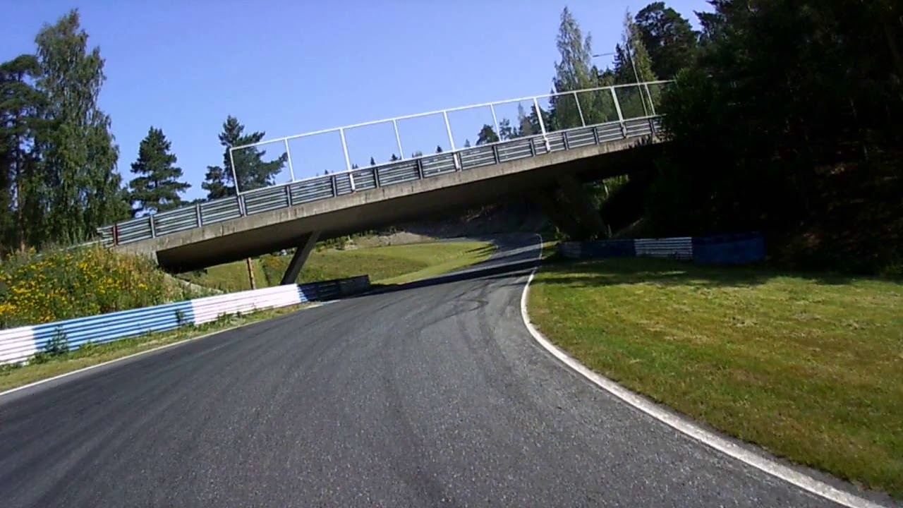 BMW R1100R on Ahvenisto Race Circuit