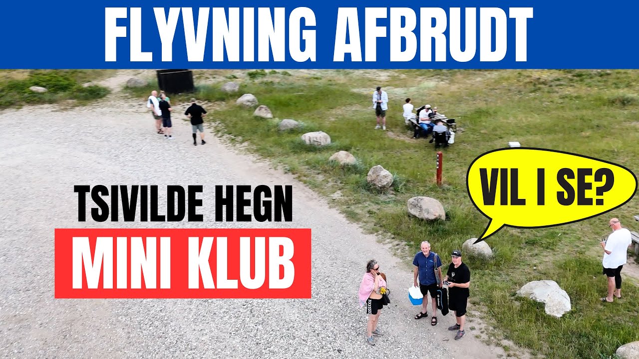 F&aelig;lles Aften Droneflyvning Afbrudt af &AElig;gtepar i Tisvilde Hegn med Mini Drone Klubben