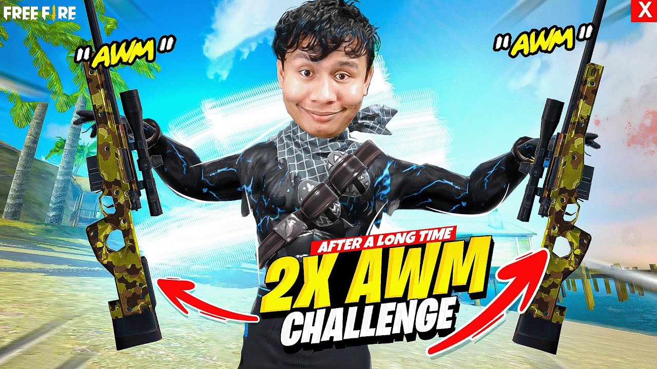 Только 2x Awm и M82B Sniper Challenge в режиме Solo vs Squad🔥Tonde Gamer - Free Fire Max