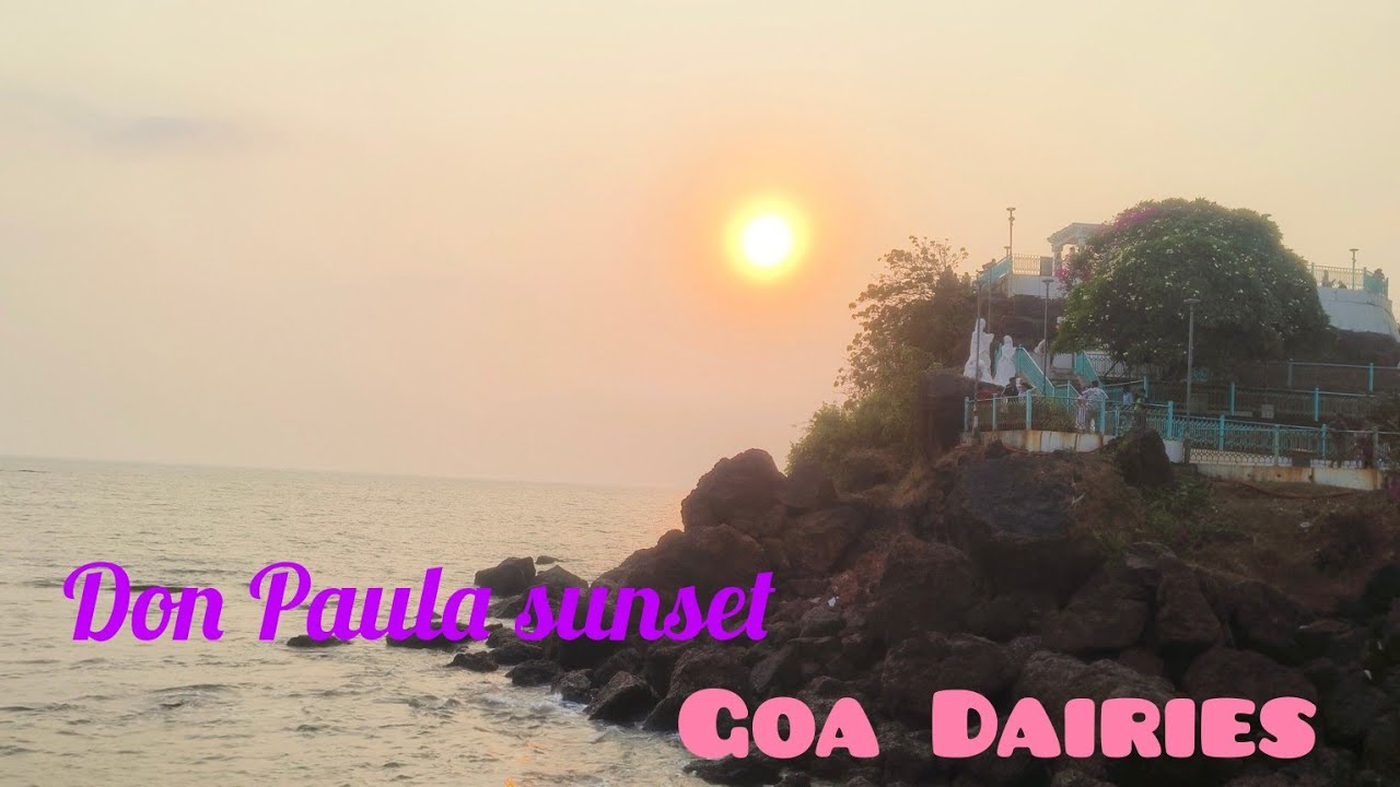 Dona paula sunset view #goadiaries #donapaula #sunset #goa #nature #explorewithsuraj