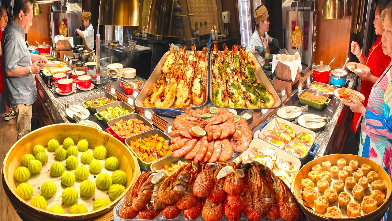Choáng BUFFET TÔM HÙM 5 SAO Tại Khách Sạn Hilton Saigon Hơn 100 món Á Âu, Bào Ngư, Gan Ngỗng