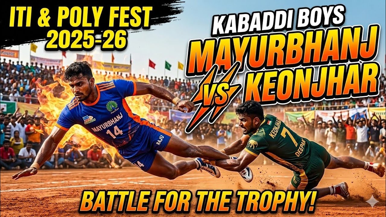 🔴MAYURBHANJ🆚KEONJHAR |FULL OF ENTERTAINMENT | ITI & POLY FEST 2025-26 #khelkabaddiodisha 