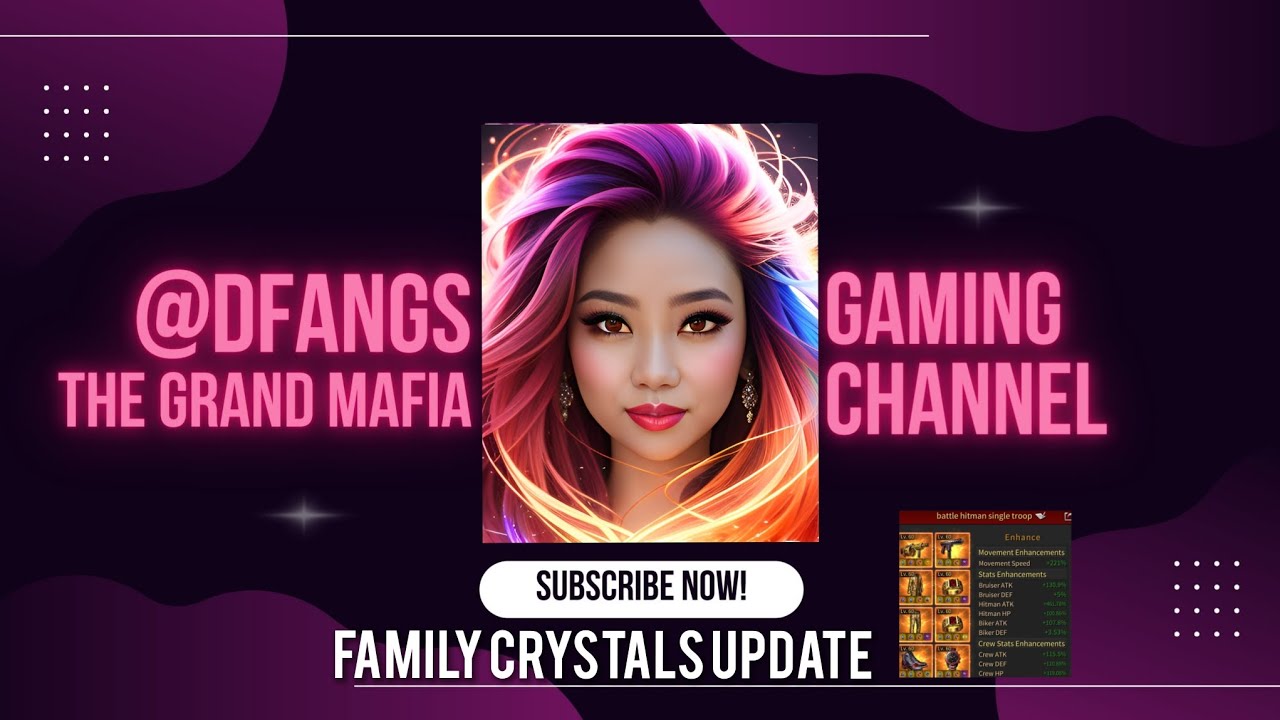 The Grand Mafia - End GW Update Family Crystals Bruiser Hitman Biker single troop setting @DFangS