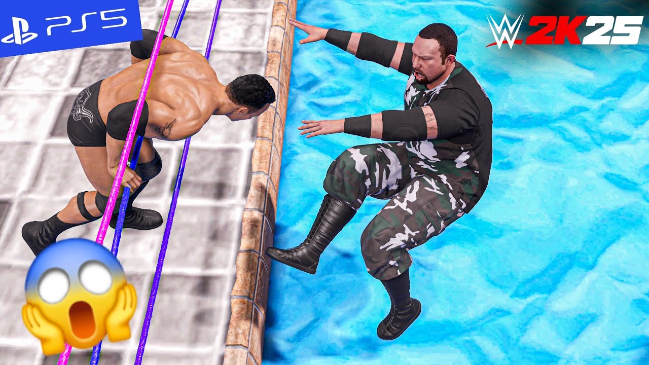 WWE 2k25 - Unstoppable Legends Clash in the Water Royal Rumble | PS5