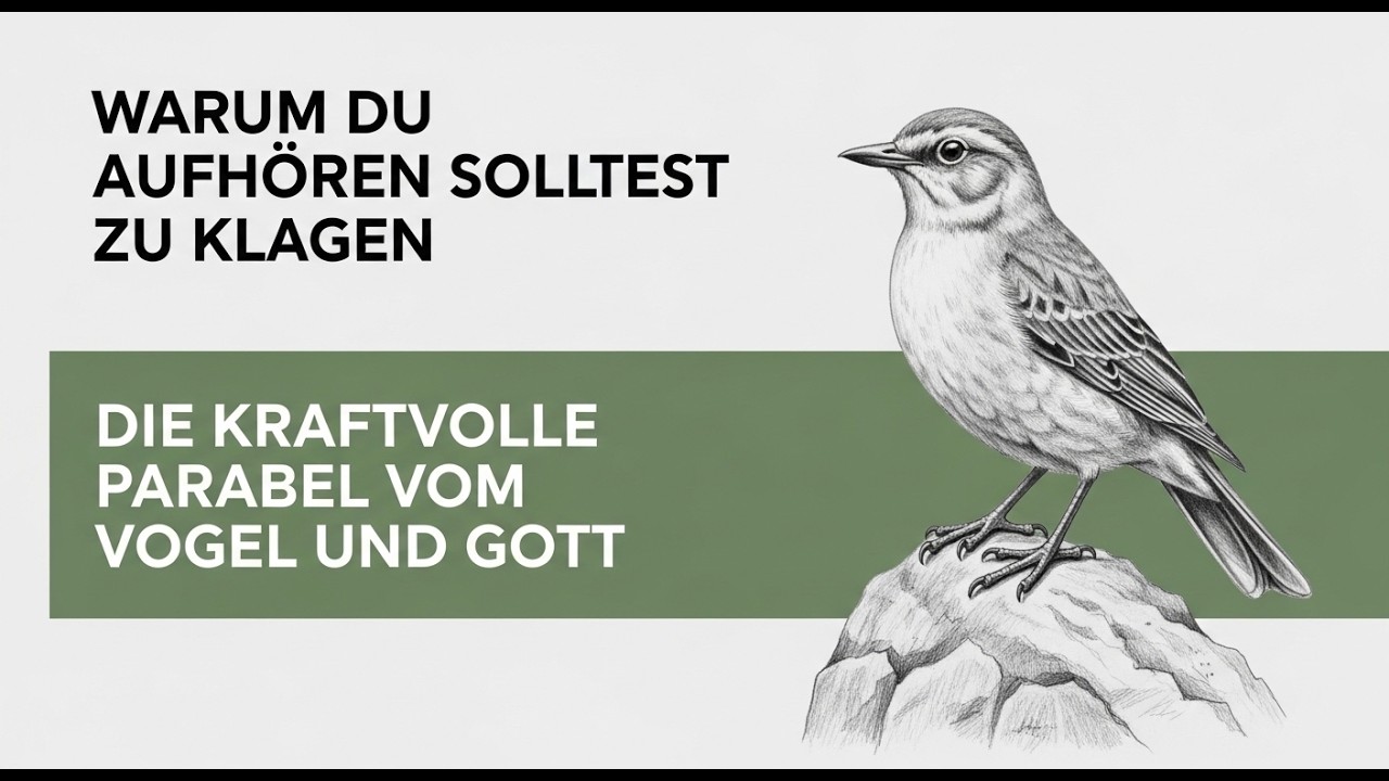 Warum Sie aufhören sollten, sich zu beschweren: Die kraftvolle Parabel vom Vogel und Gott
