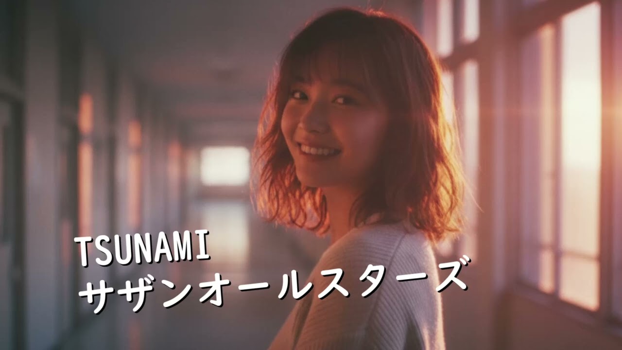 もし可愛いJKバンドがサザンオールスターズの「TSUNAMI」を歌ったら・・・(AI Cover)