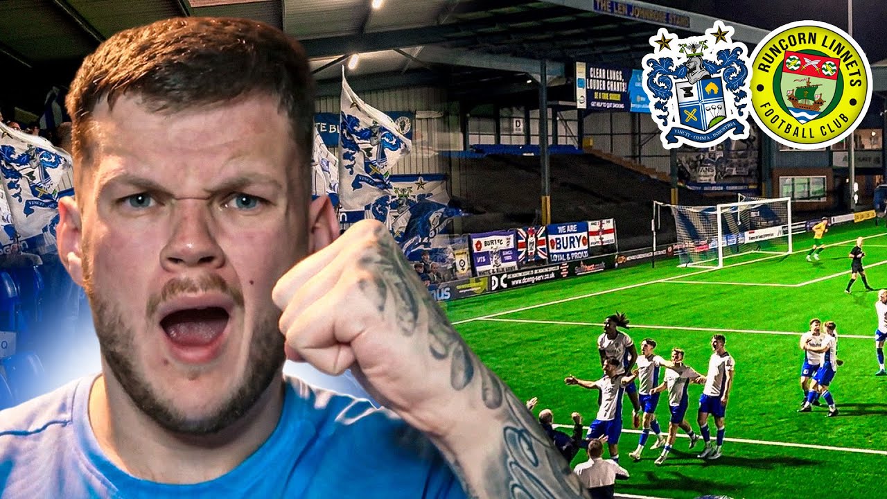 I Found The BEST Fans In England’s EIGHTH TIER! | Bury FC vs Runcorn Linnets | MATCHDAY VLOG