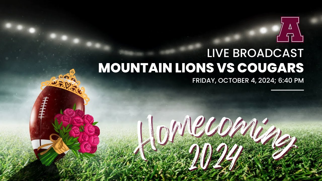 HOMECOMING GAME Football: Altoona Mountain Lions vs. Harrisburg Cougars 10/4/2024
