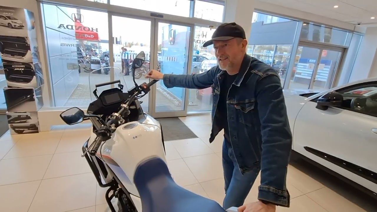 Honda Transalp - odbiór z salonu
