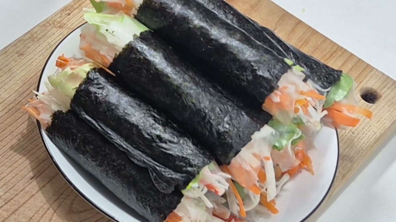 다이어트 야채김밥 건강과 다이어트 둘다 챙길 수 있는 맛있는 김밥