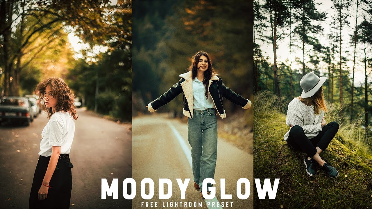Moody Glow Lightroom Preset | Warm Moody Cinematic Lightroom Mobile Preset | Free DNG Download