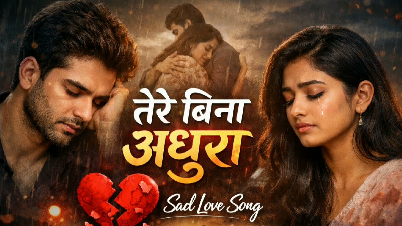 Tere Bina Adhoora 💔 | Sad Love Song 2026 | Heart Touching Breakup Song | New Hindi Sad Song