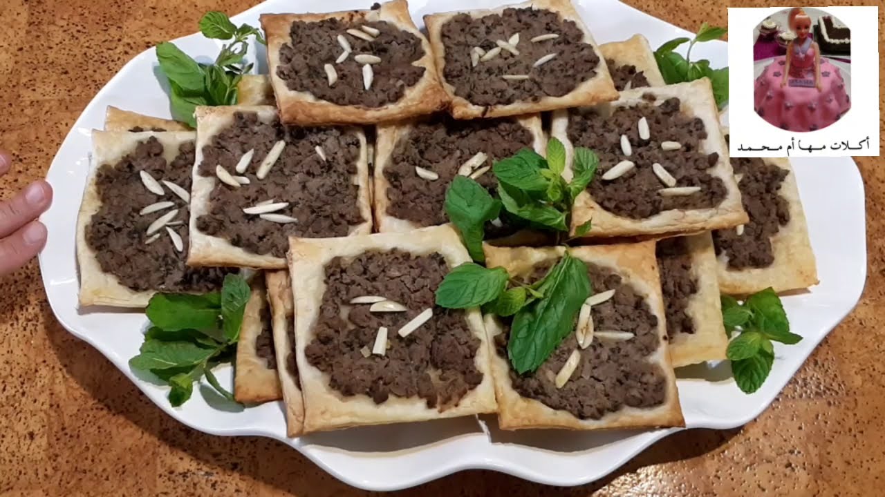 لحمة بعجين على الطريقة الطرابلسية طيبة كتير وسهلة التحضير لان العجينة جاهزة