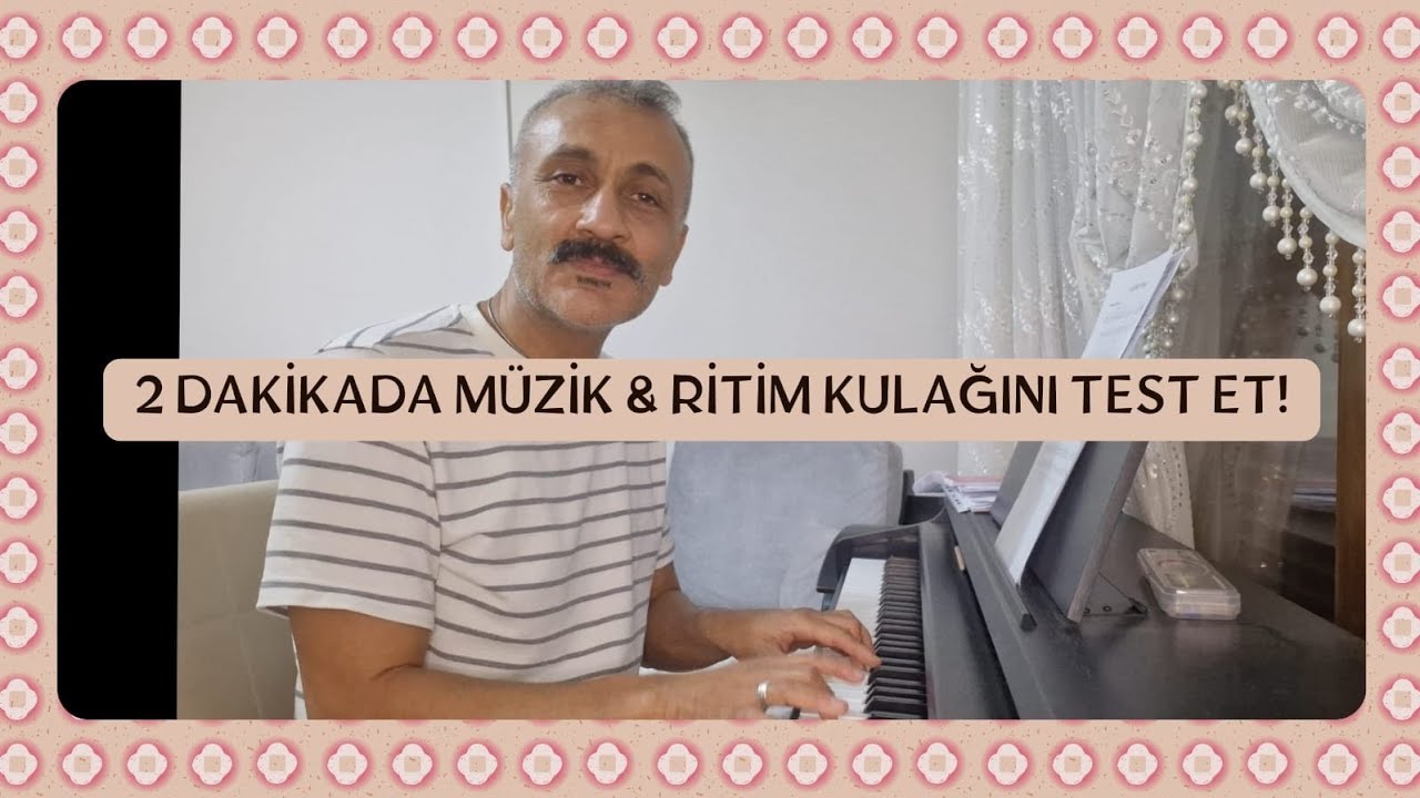 Müzik ritim kulağını 2 dakikada test et. 