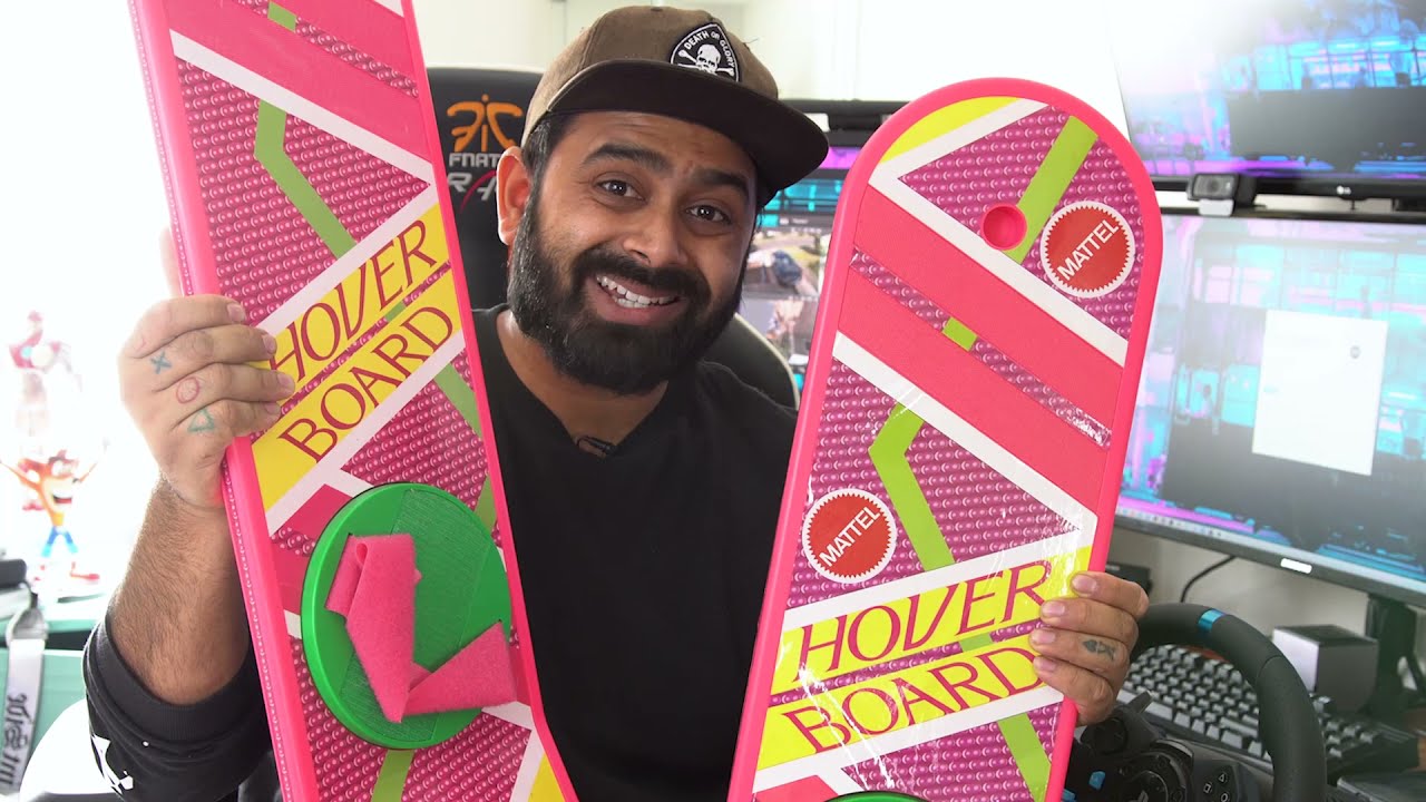 My Signed Matty Hoverboard by Christopher Lloyd