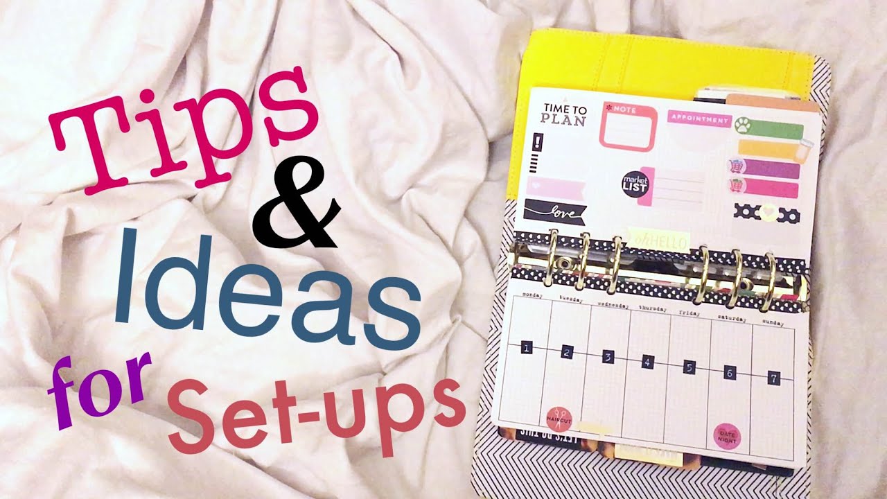 Tutorial: Personal Planner Set-up ideas and Inserts for Functional Planner Peace
