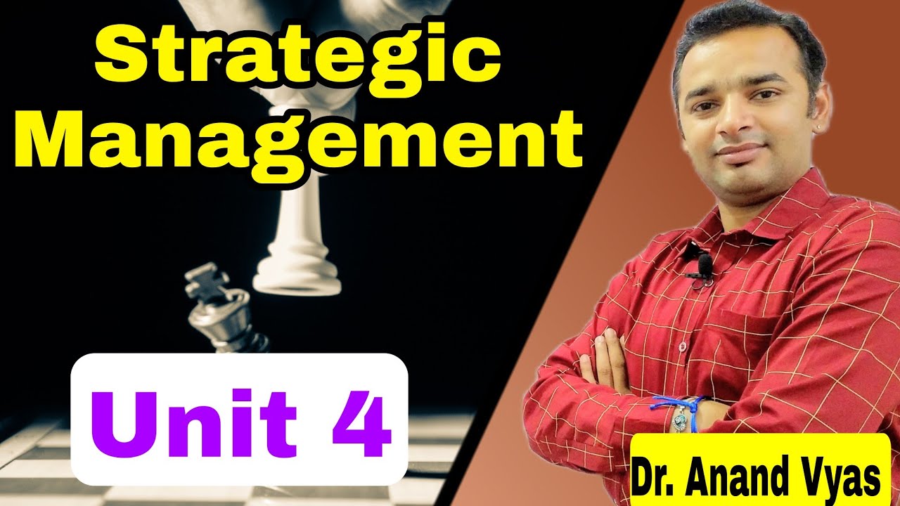 Strategic Management | Complete Revision Unit 4 | AKTU | MBA