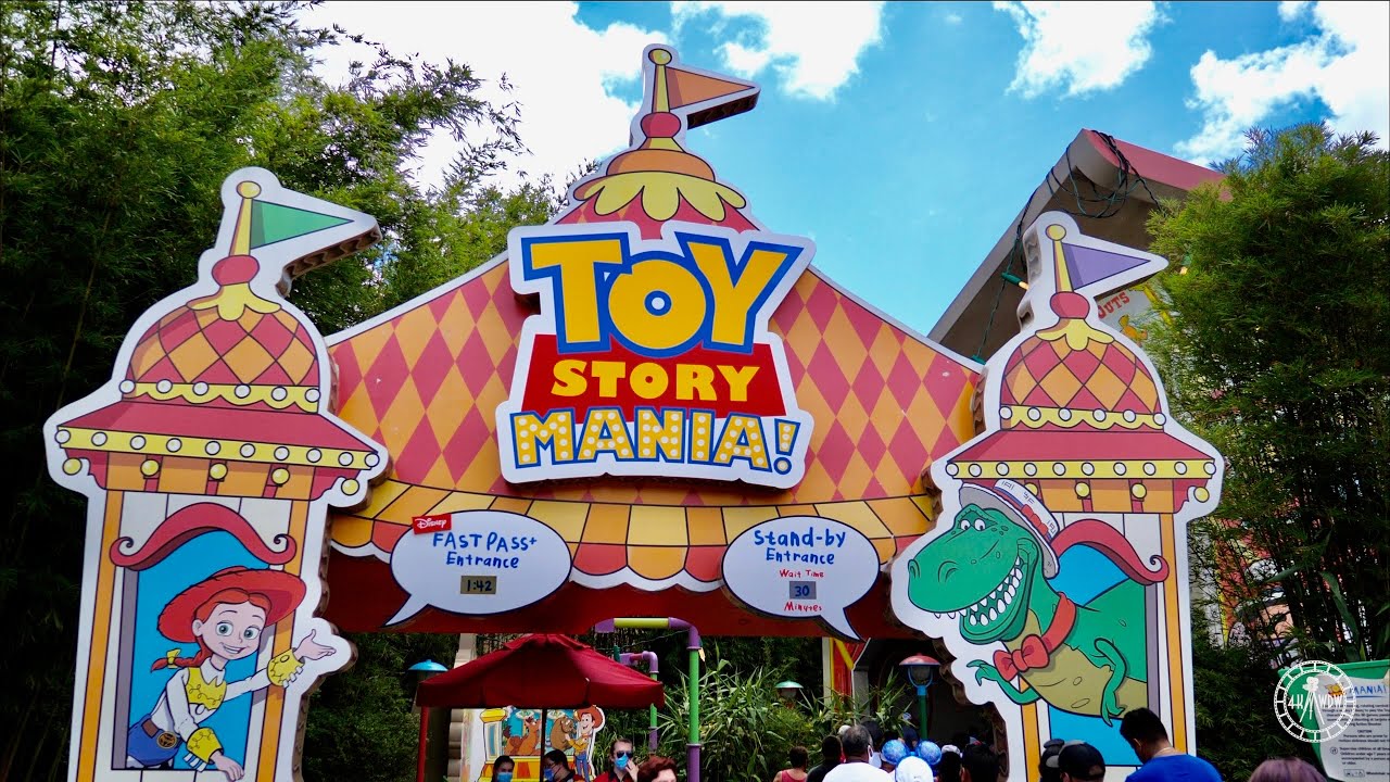 Toy Story Mania Complete Ride Experience in 4K | Disney's Hollywood Studios Walt Disney World 2021