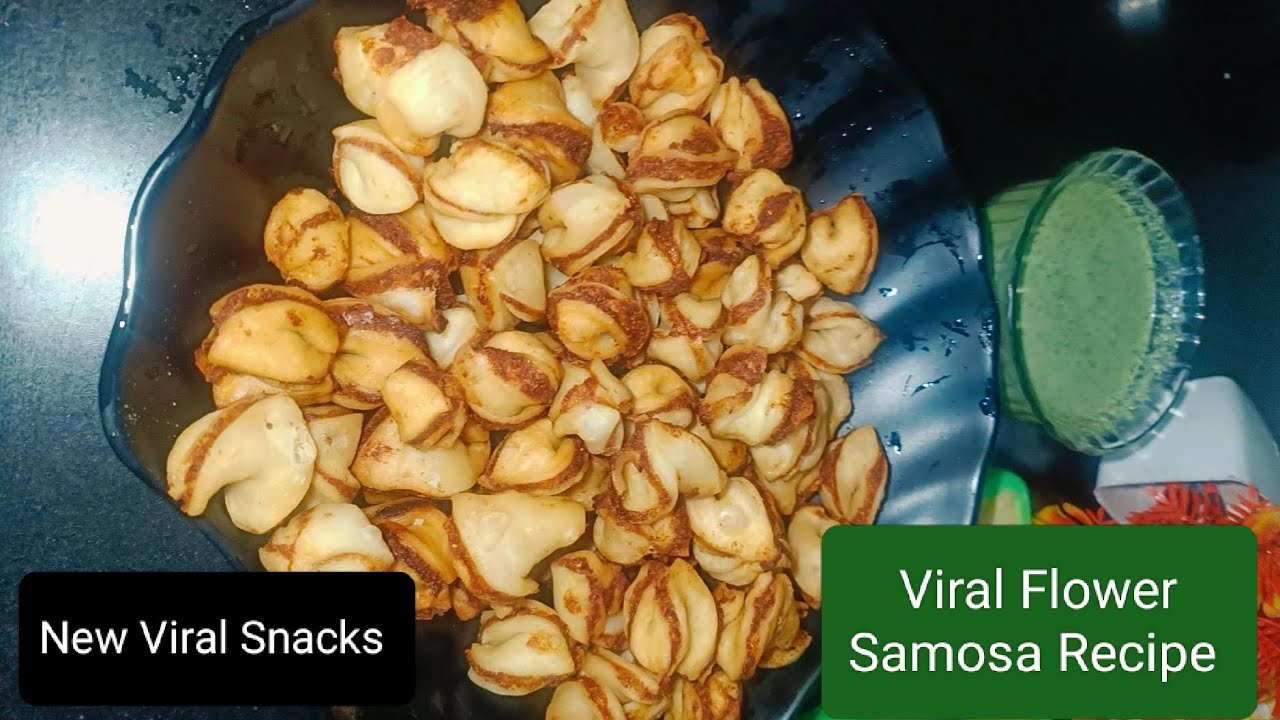 Viral Flower Samosa Recipe। इस तरह समोसे बनाएंगे तो सब आपसे रेसिपी पूछेंगे । फ्लावर समोसा रेसिपी ।