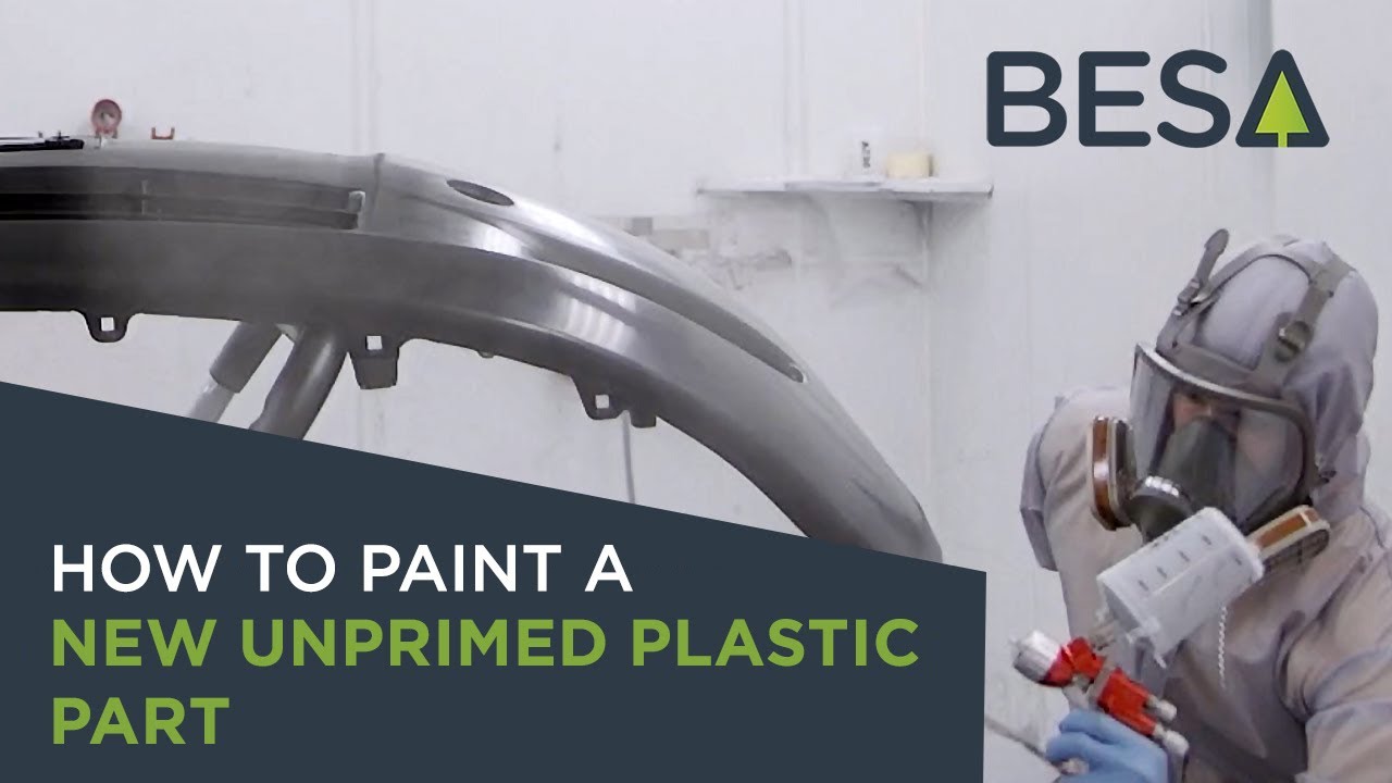 How to Paint a NEW UNPRIMED PLASTIC PART