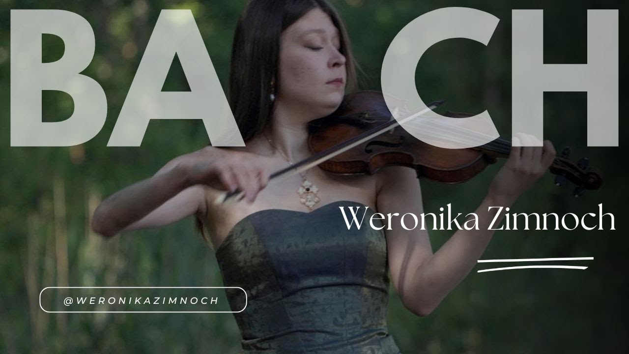 J.S. Bach (BWV 1001) - Adagio- Weronika Zimnoch - baroque violin