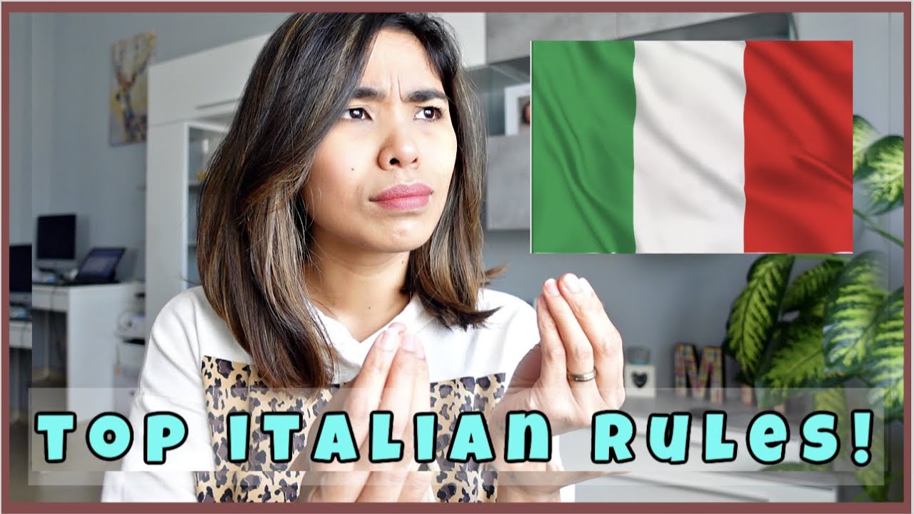 ITALIAN RULES THAT ITALIANS WILL NEVER BREAK! 🇮🇹| PINAY IN ITALY