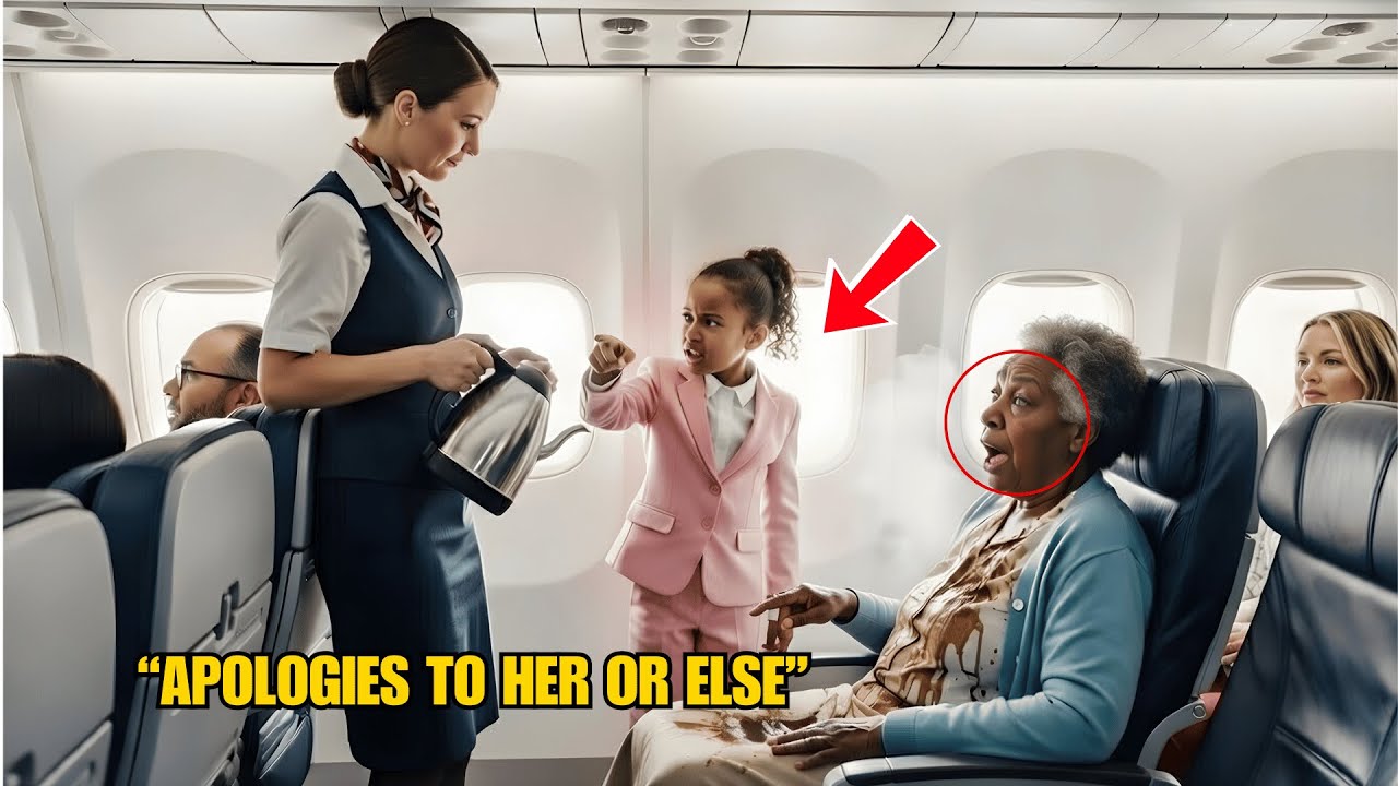 8-Year-Old Black Billionaire Girl Fires Flight Attendant After She Spilled Hot Coffee on an Elder...