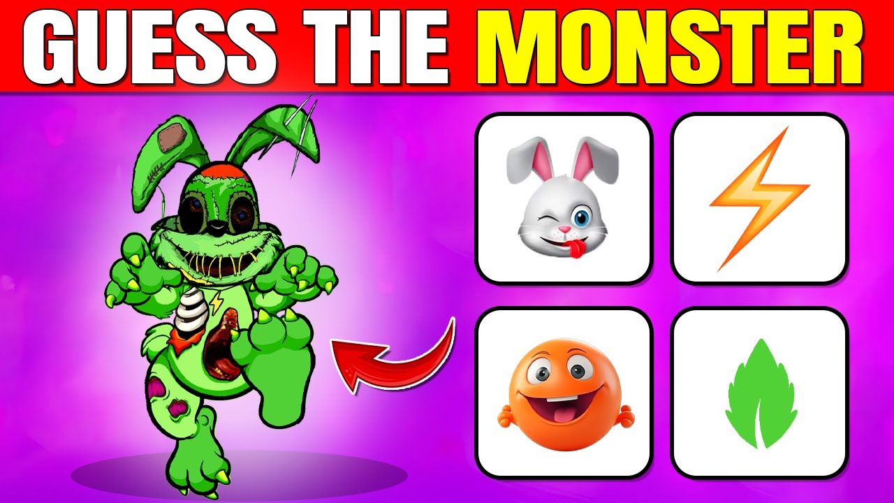 Guess The MONSTER By Emoji| Garten of Banban 6 & Smiling Critters POPPY PLAYTIME CHAPTER 3