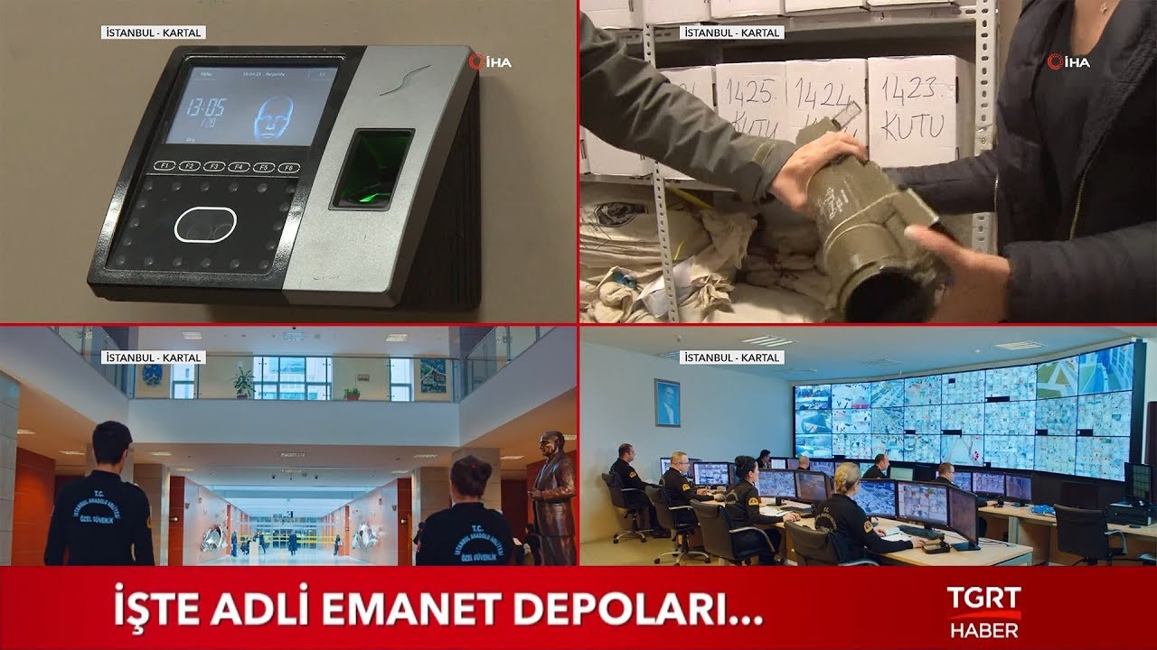 Yüksek Güvenlikli Adli Emanet Depoları İlk Kez Görüntülendi