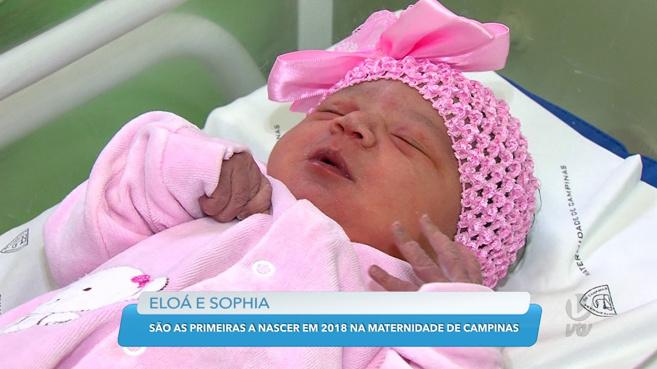 Conheça o primeiro bebê que nasceu em Campinas em 2018