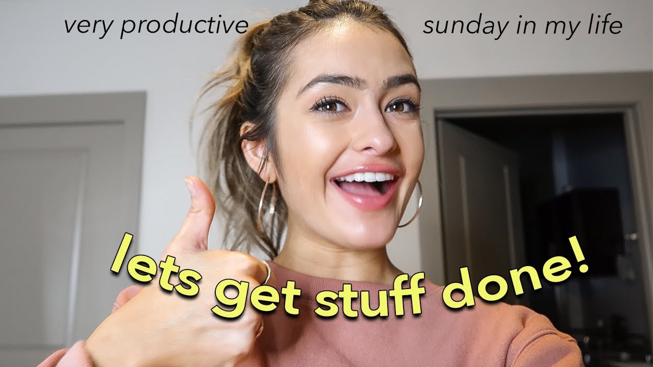 productive day in my life: sunday edition