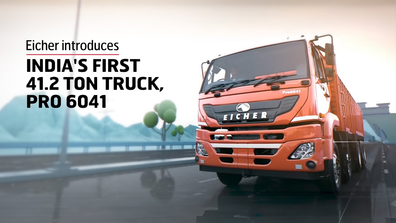 Eicher Introduces India's First 41.2 Ton Truck, Pro 6041