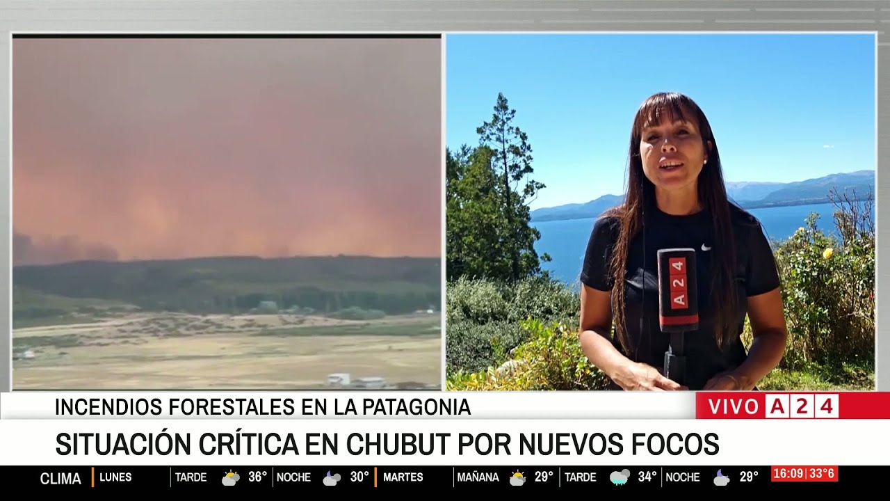 🚨 SITUACIÓN CRÍTICA EN CHUBUT POR NUEVOS FOCOS DE INCENCIOS
