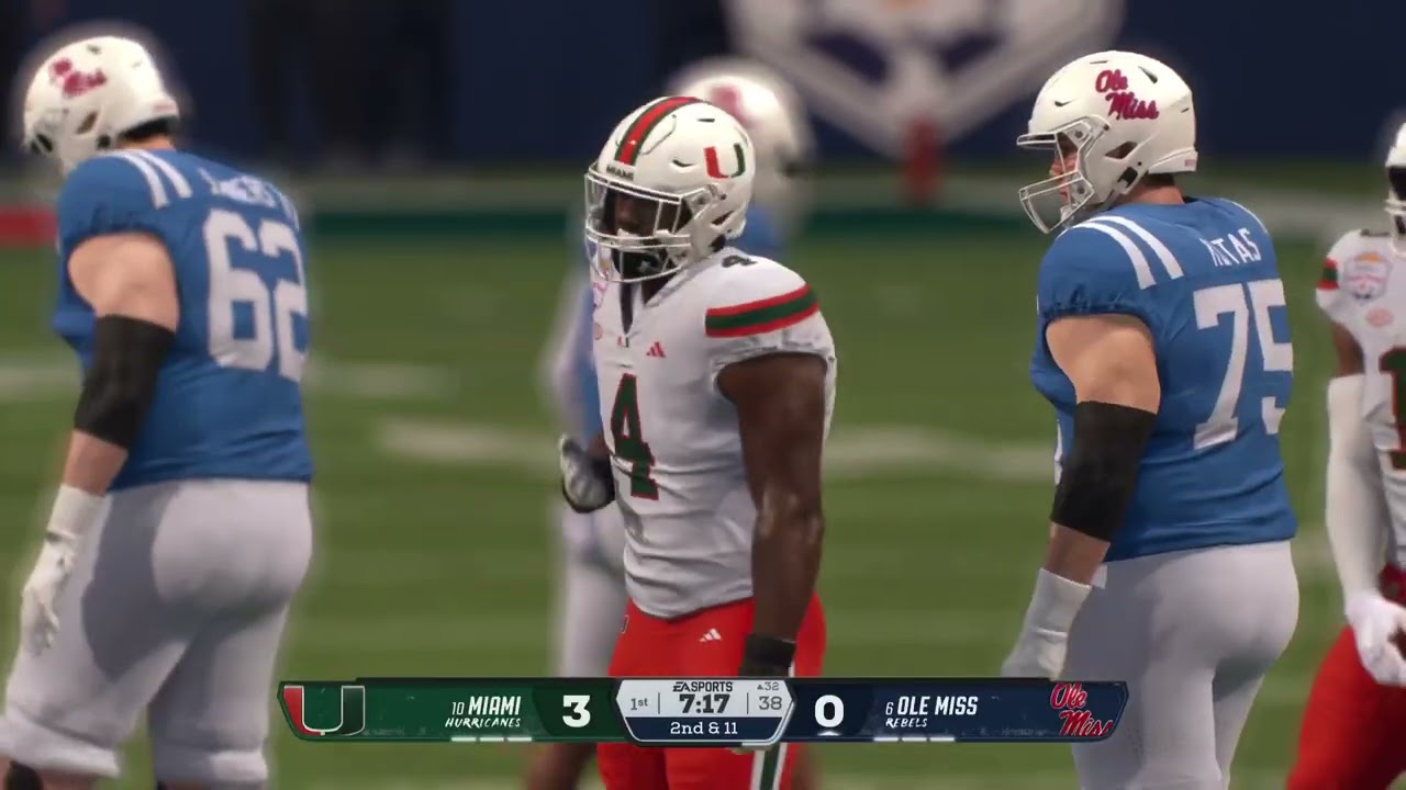 Miami vs. Ole Miss Fiesta Bowl