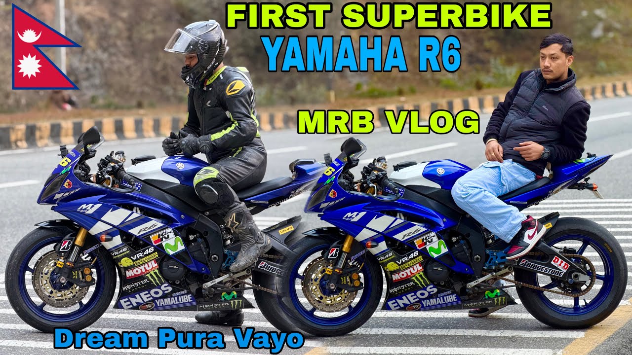 Finally Dream Pura Vayo 😱 Yamaha R6 ma First Vlog || Ride with MRB VLOG @Mrbvlog_official 