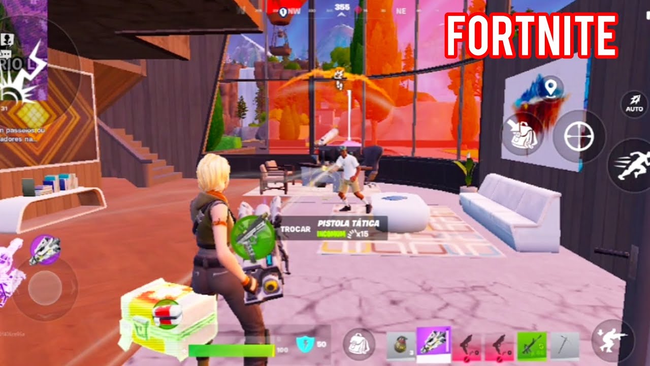 Redimi note 13 pro Fortnite mobile gameplay 60 Fps  31/1/2026