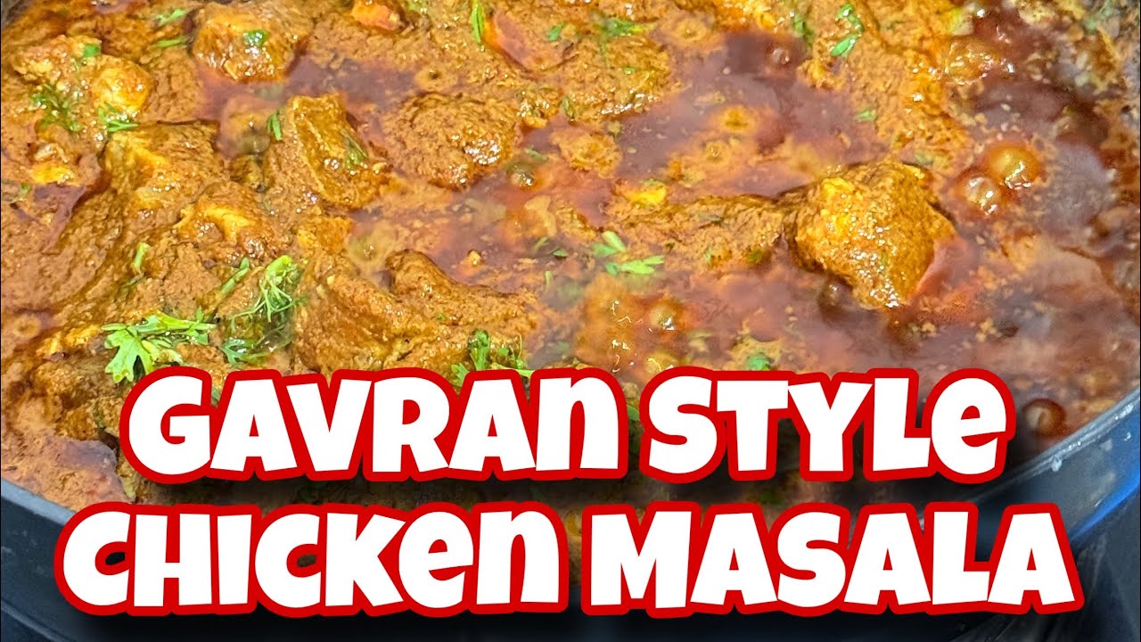 Gavran Style Chicken Masala🍗🍲 | Authentic Maharashtrian Chicken Recipe #shorts #masalachickenrecipe 