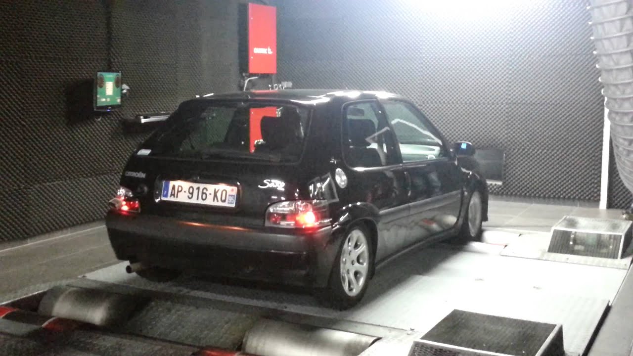 Passage au banc saxo vts 16v BR Performance