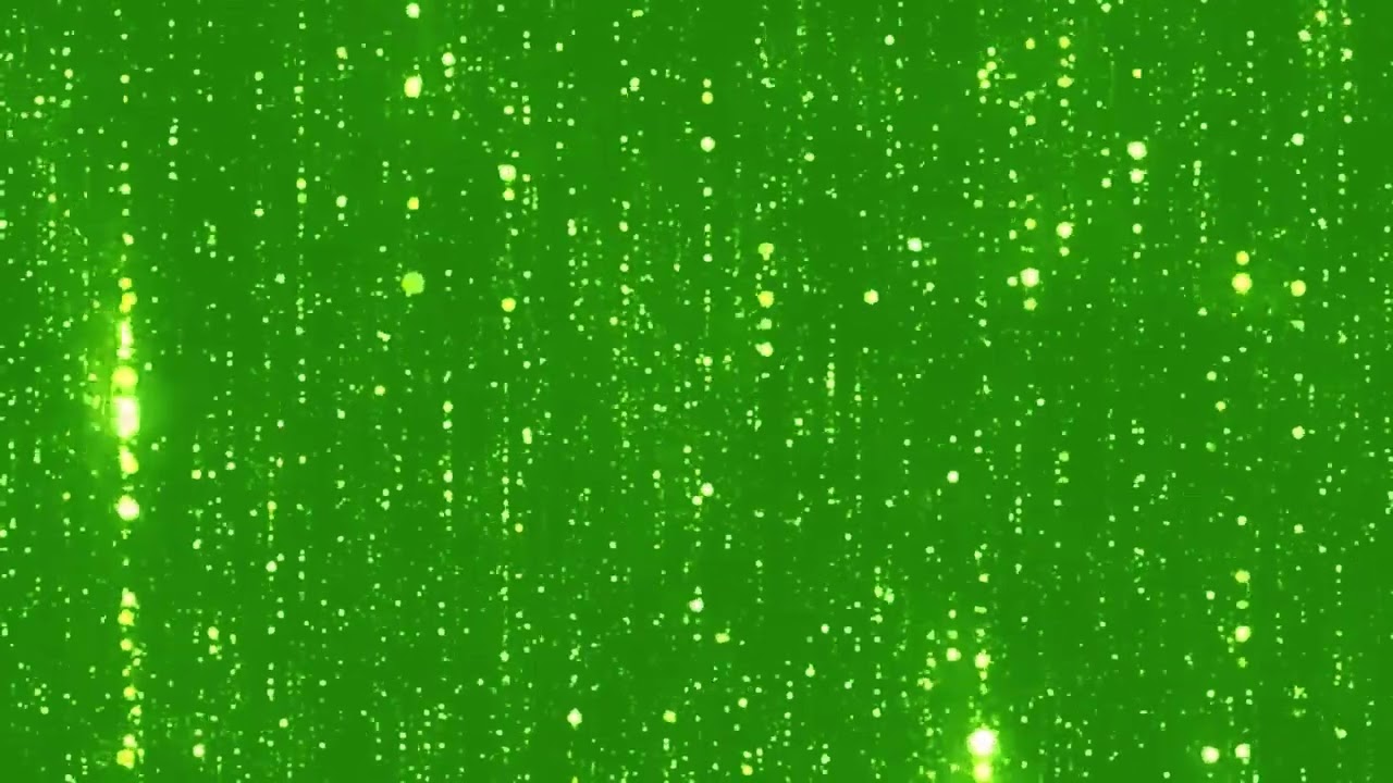 ✨CORTINA de PARTICULAS DORADAS pantalla verde ✨ [ Sparkles green screen ] ✨